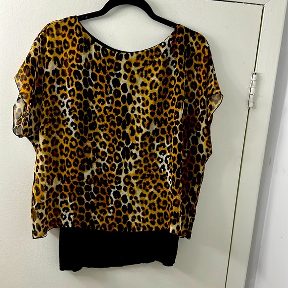 Express leopard print top - Picture 1 of 1